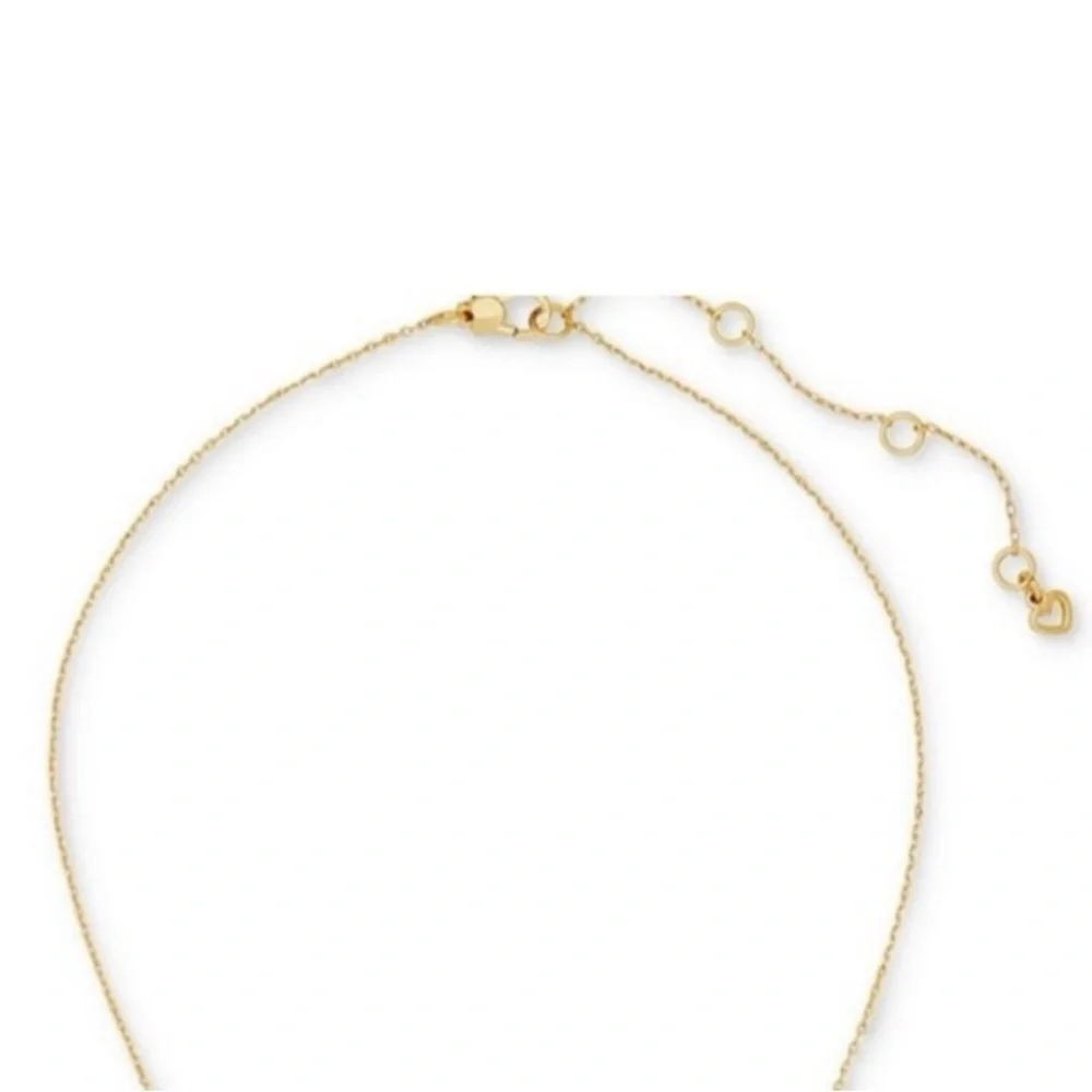 Kate Spade Pearl & Stone Poodle Pendant Necklace